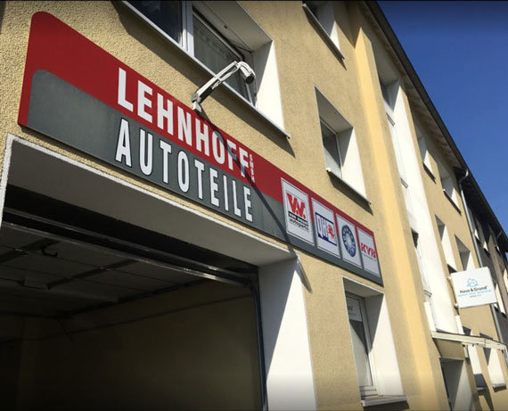 Fassade Autohaus Lehnhoff
