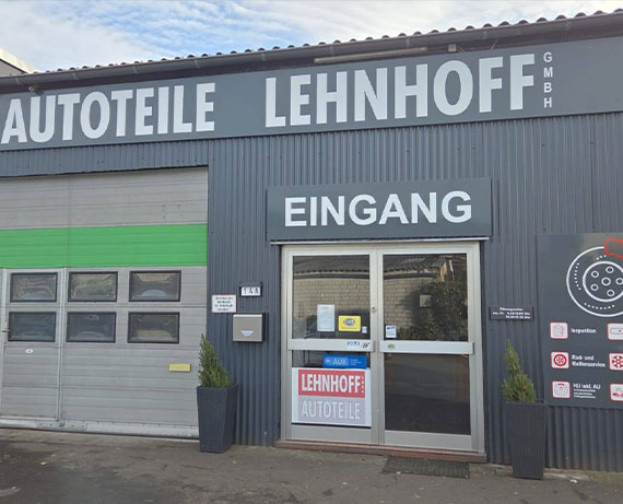 Fassade Autohaus Lehnhoff
